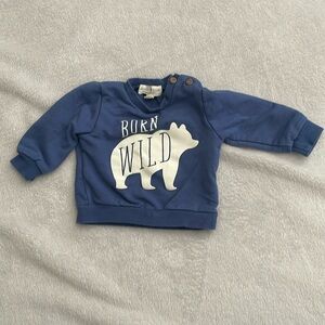 Baby sweatshirt, EUC, 3-6 months - bundle only